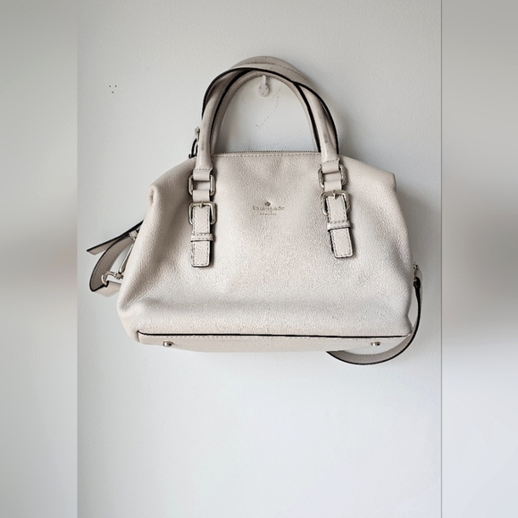 kate spade Handbags - ♠️Kate Spade♠️Authentic Boston Cream Pebble Leather Handbag Top Handles Satchel